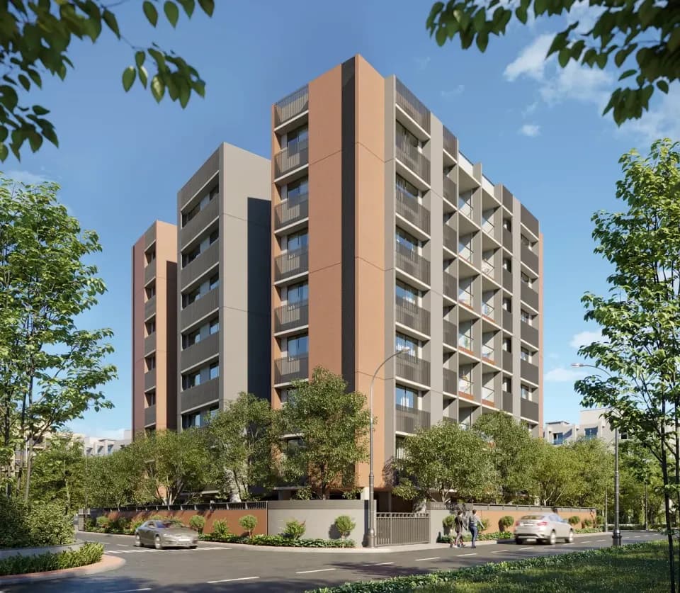 Shivanta Samir Appartment — Elevation