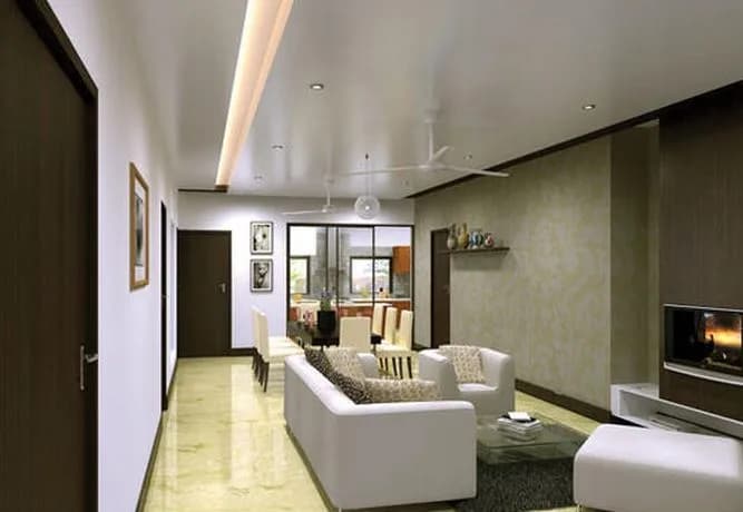 World One — Sample Living Room