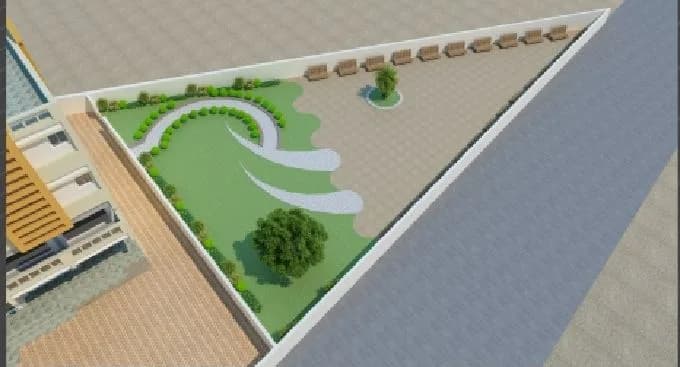Bhoomi Harsh Plaza — Garden