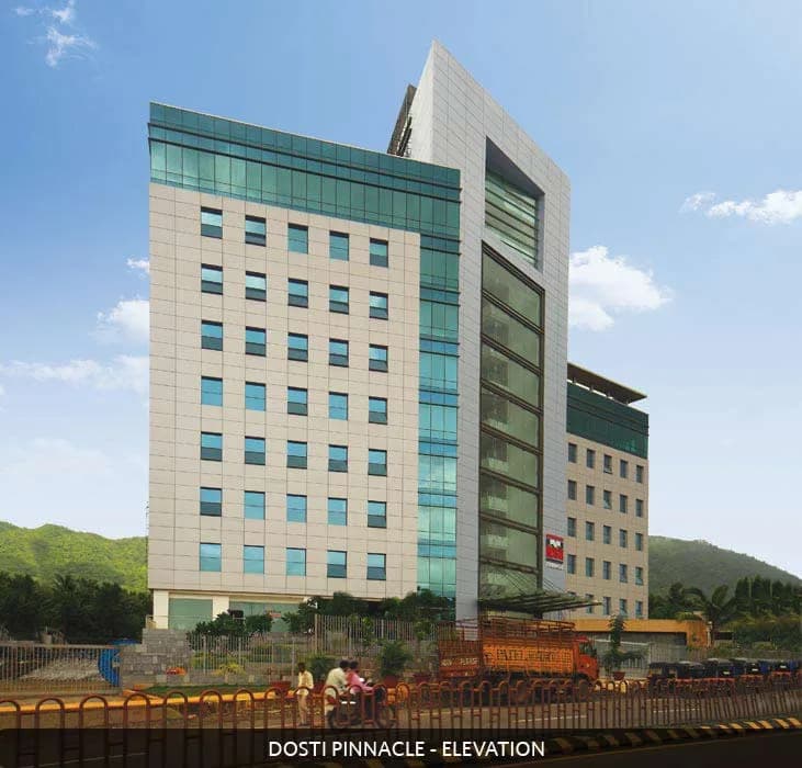 Dosti Pinnacle — Building