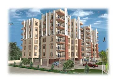 Bhawna Estate Executive Apartment — Side elevation