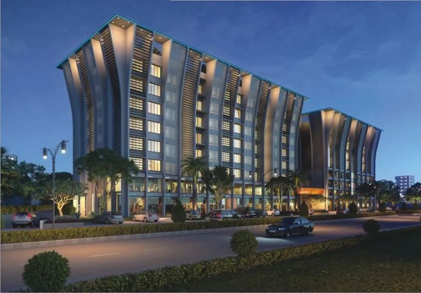Shree Ugati Heights — Artistic Night View