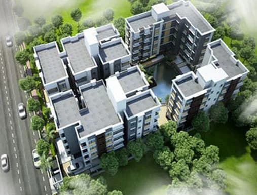 Kunjaban Apartments — Aerial View