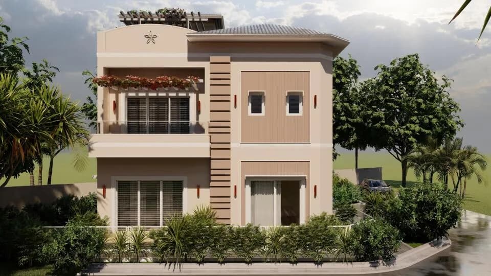 Palm Paradise by Westbury — Elevation