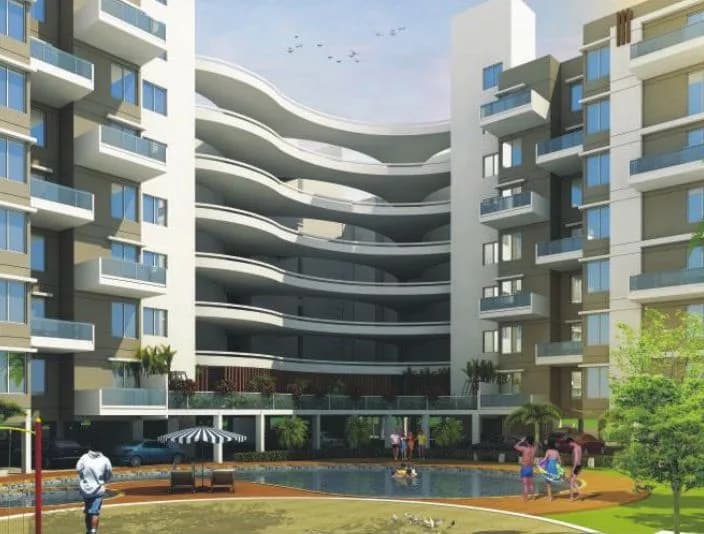 Nirman Royale Vision — Pool View