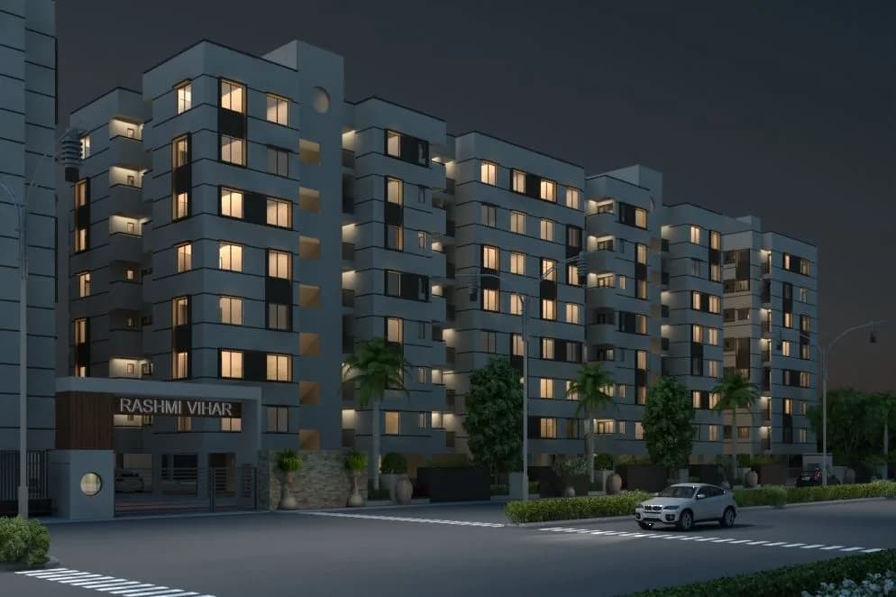 Rashmi Vihar — Artistic Night View