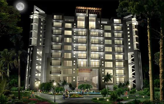 Shalimar Imperial — Night view