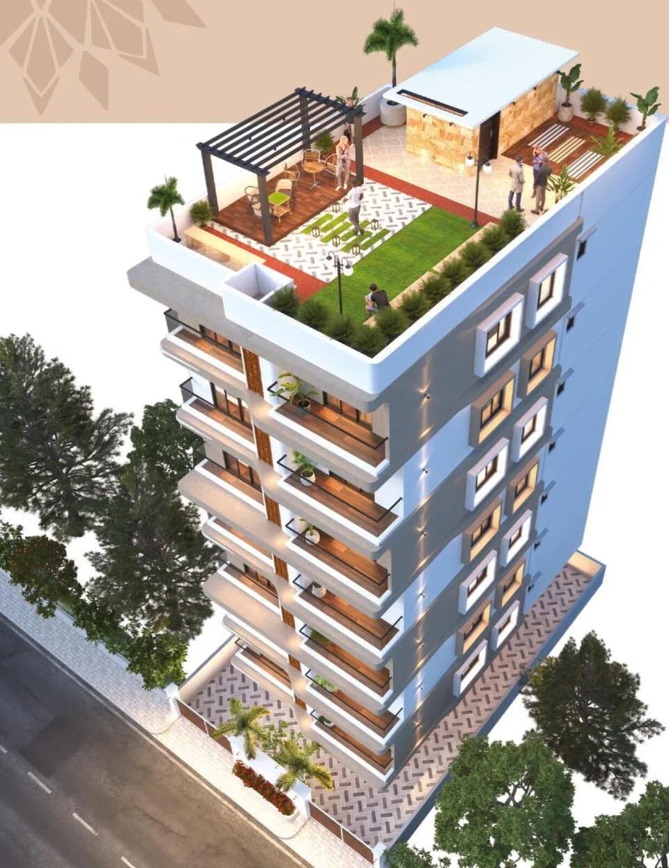 Krishna Paradise, Ajni Square