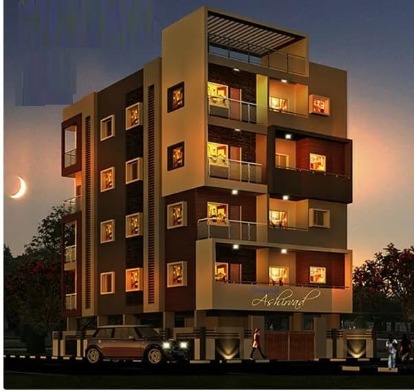 Shivaganga Ashirvad — Night view