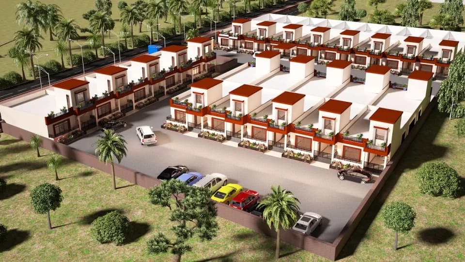 VJ Sanjeevani Homes — Artistic Aerial View