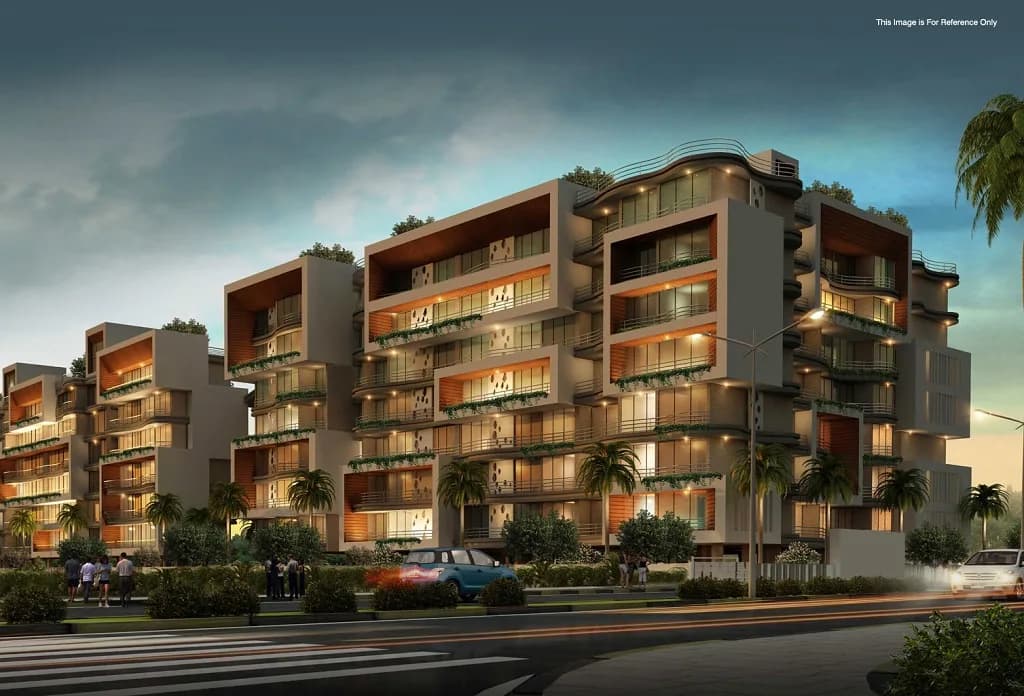 Investment Guru Vedanta Homes — Night View