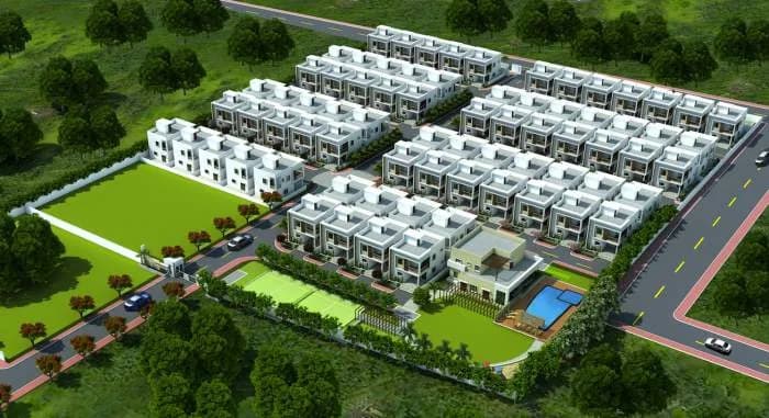 Laxmi GVMR Crown Imperial — Artistic Aerial View