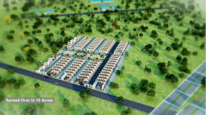 Siri Sampada The White Villas — Aerial View