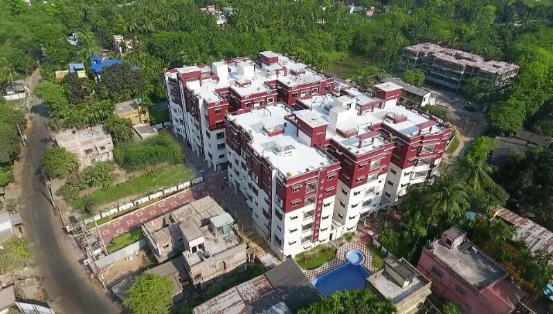 Rupayan Su Casa Twins — Aerial View