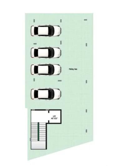Sagar Bliss — Stilt Car Parking Plan