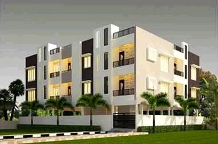 ANC Venkateshwara Apartments — Side Elevation