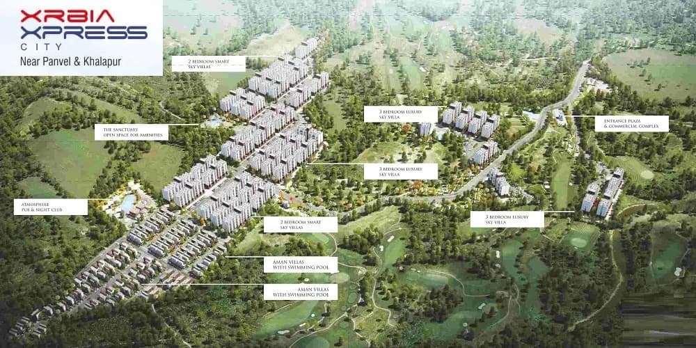 Xrbia Xpress City — Artistic Aerial View