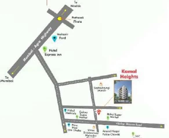 Sarvadnya Kamal Heights — Location Plan