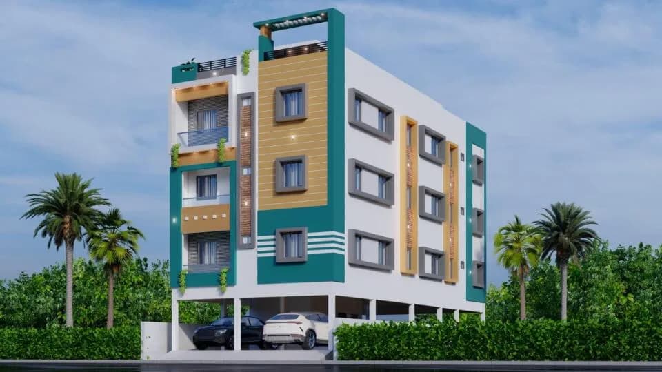 Live Vishnu Adinath Flat, Santhosapuram
