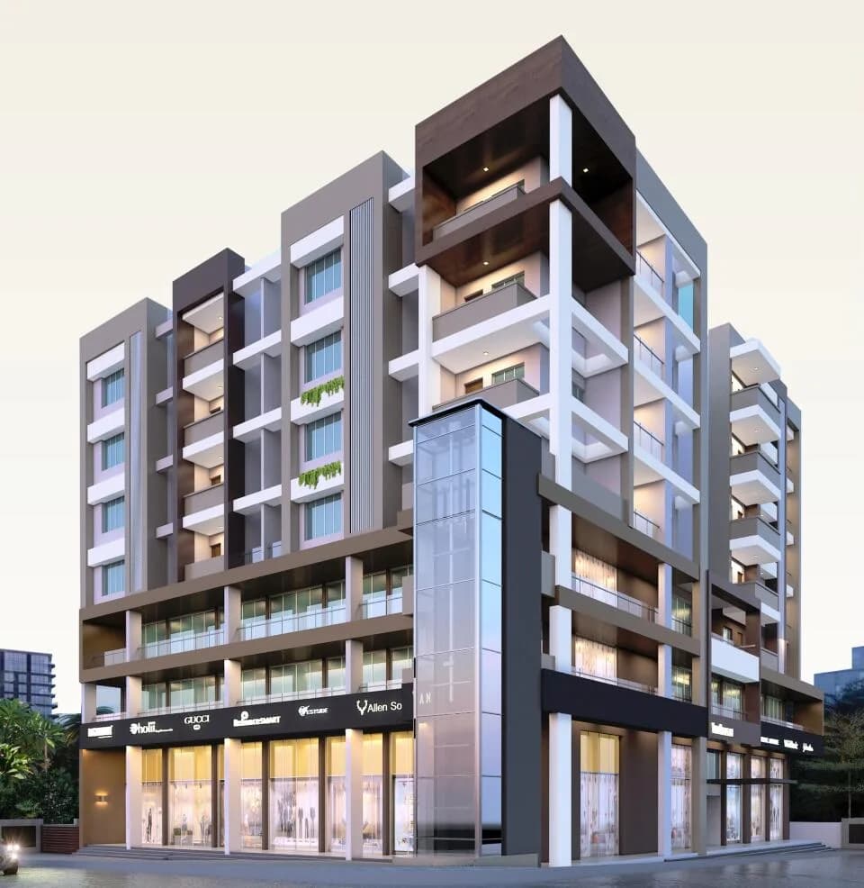 Shree Gursahani Twin Tower, Cidco