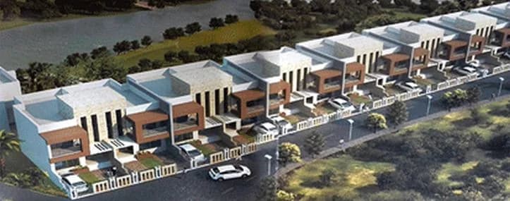 Raj Mega Villa — Aerial View