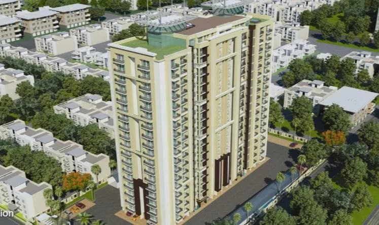 Mehta Amrut Plaza — aerial view