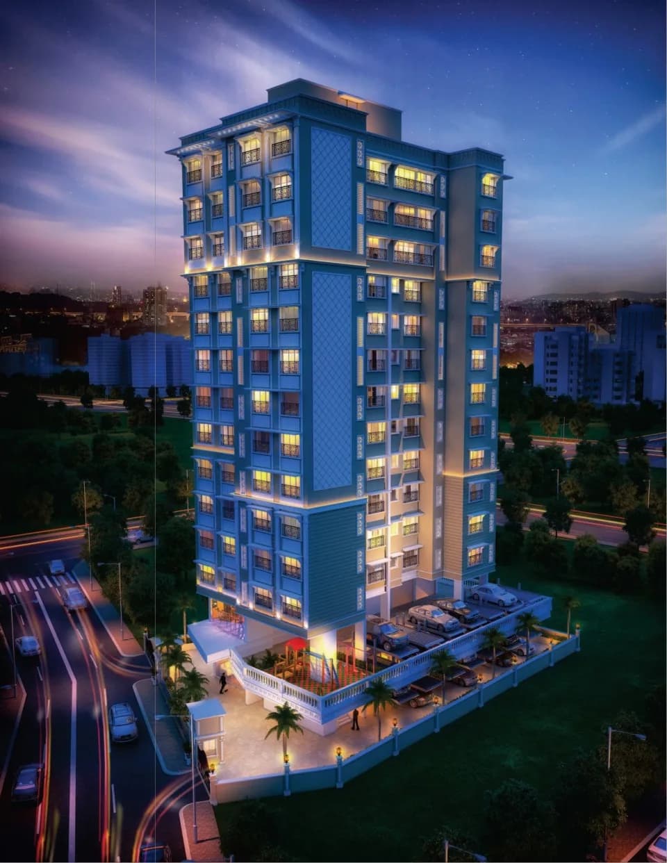 VK Skye Grandeur, Rajawadi Colony