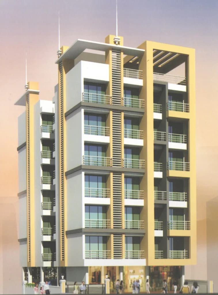 Om Sai Shrishti — Side Elevation