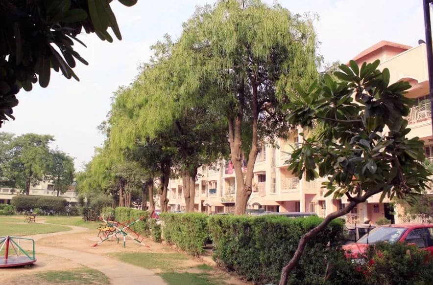 Ashiana Gulmohar Park — Garden cum elevation