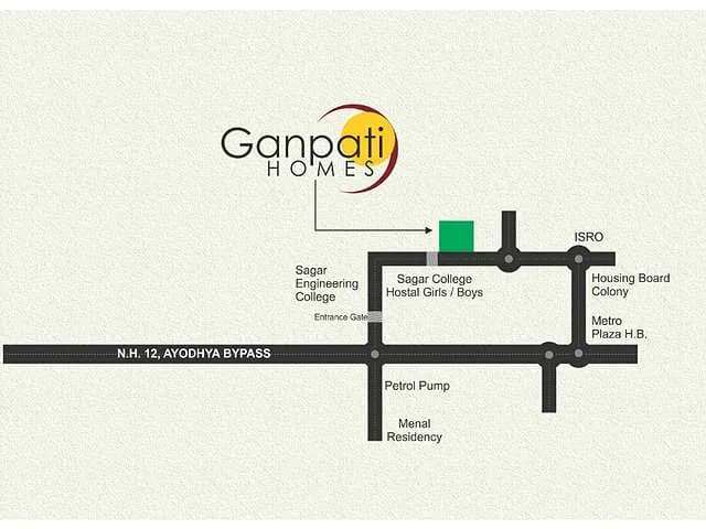 Om Ganpati Homes, Ayodhya Bypass