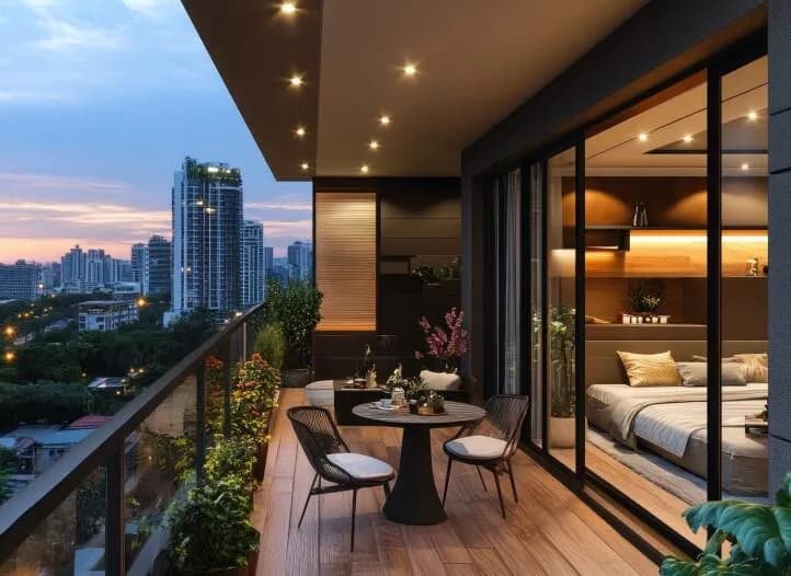 Matayshree Sunrise Towers — Balcony