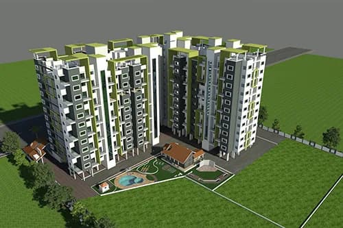 Landstar Shanti Niketan — Elevation