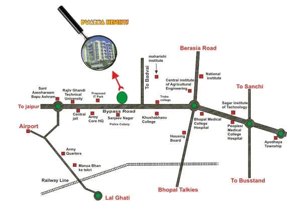 Dwarka Heights, Bypass Road
