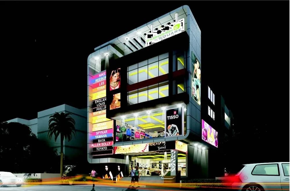 Shubhashish Square — Night View