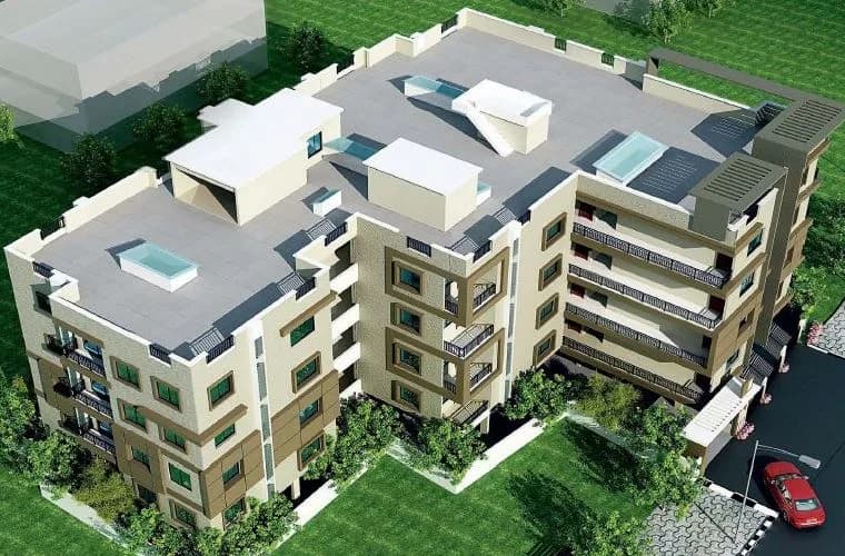 Shrivvens Gokulam — Aerial View