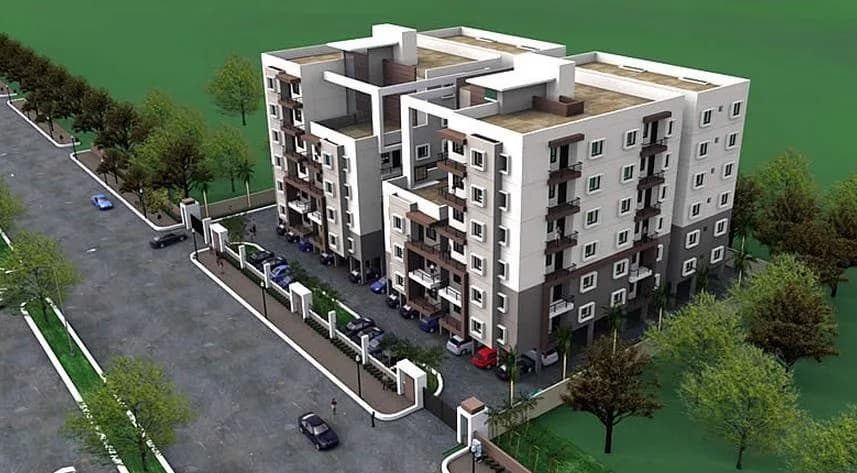 Trellis Opel — Aerial View