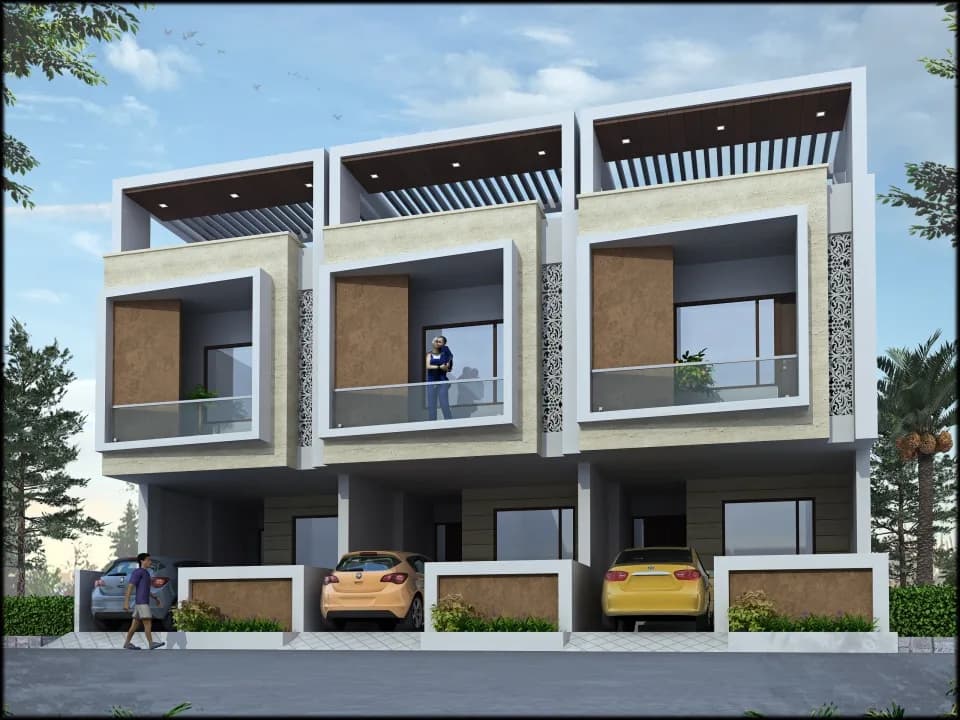 P J Amrit Nagar Villas, Mansarovar Extension