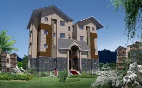 Vikuj Royal Pine Apartments — Side View