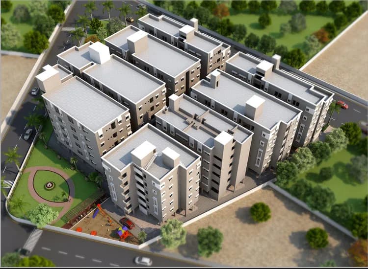 Foliage Navjivan Vihar — Aerial View