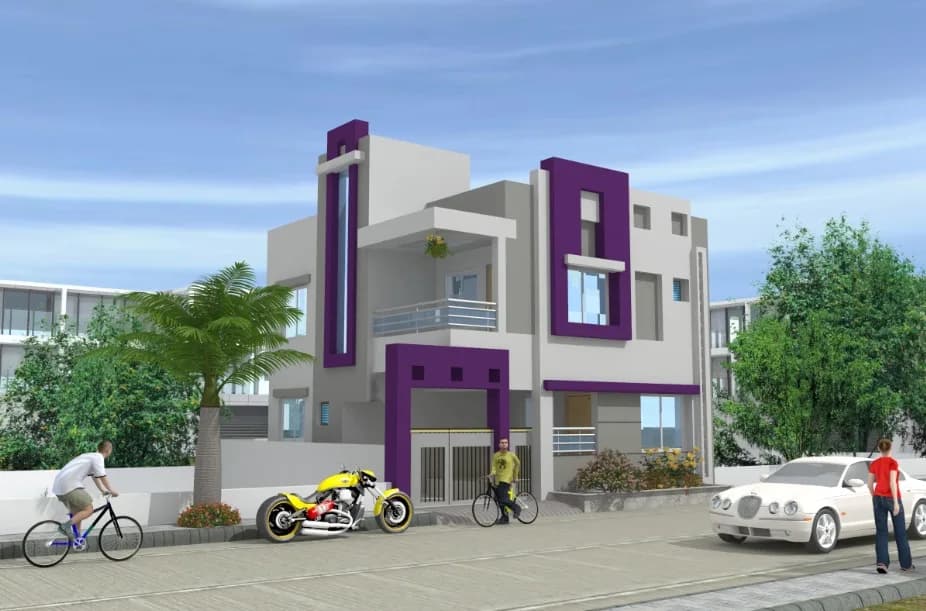 S and D Shastri Nagar — Elevation