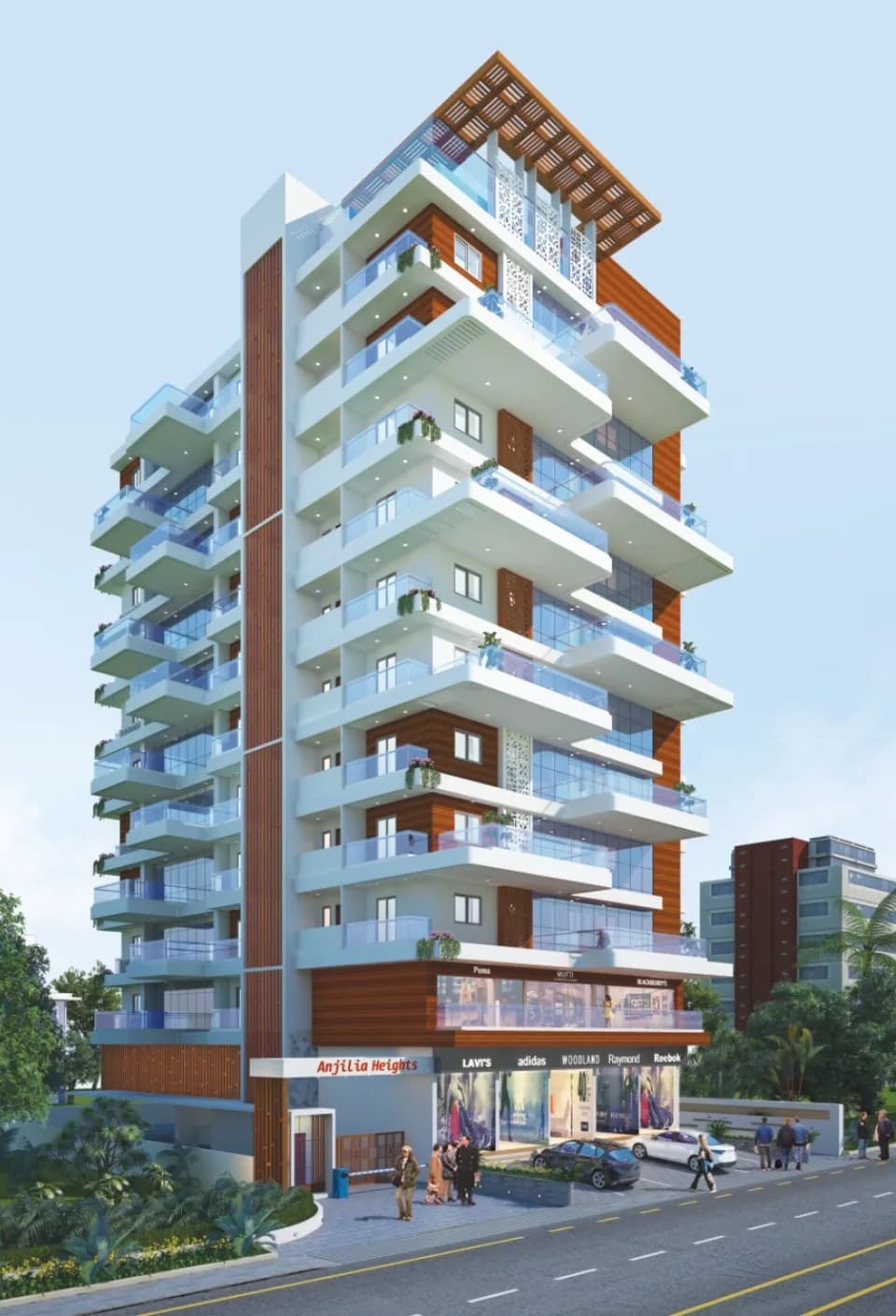 Khatushyamji Anjilia Heights, Wardhaman Nagar