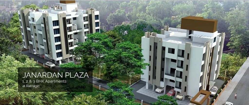 Paranjape Schemes Janardhan Plaza — Aerial View