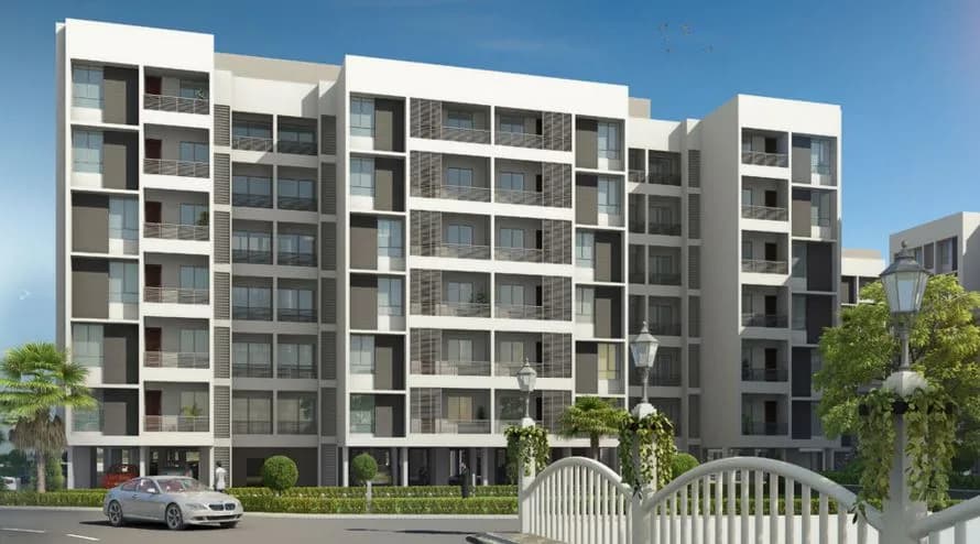 Aakriti Aquacity Narmada — Front View