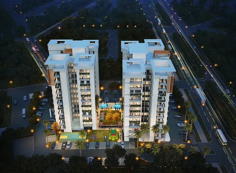 Eldeco Twin Towers, IIM Road
