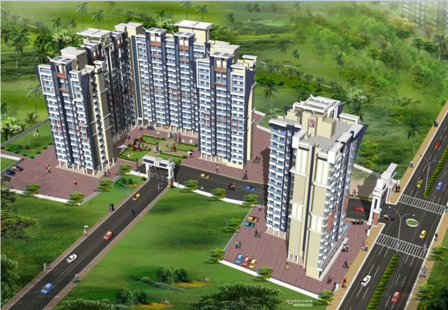 Prathvi Nidan Empire — Aerial view