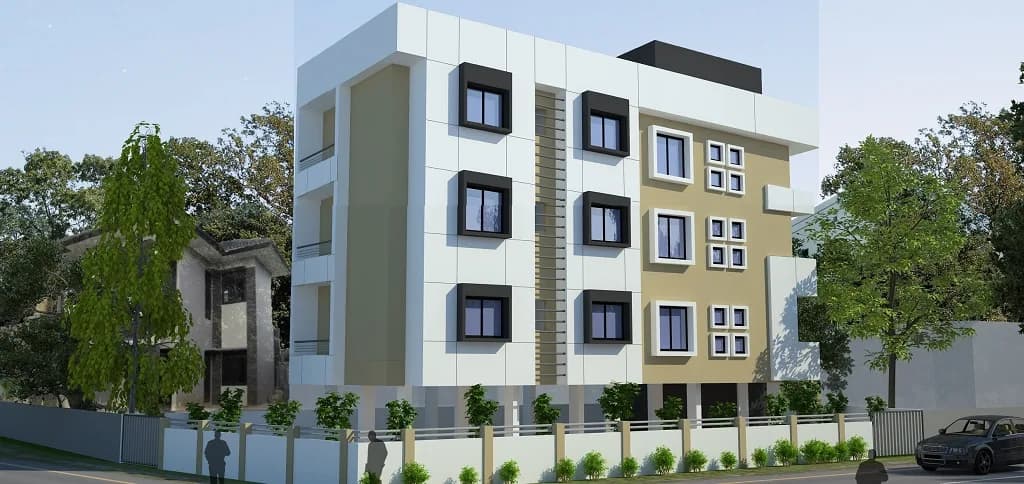 M S Space Shanti Apartment, Bansdroni