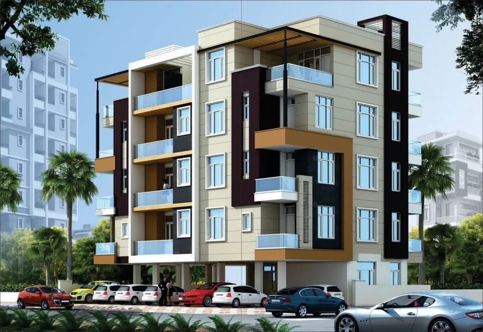Somya Sky Homes — Artistic Front View