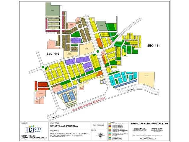 TDI Sapphire Residential Plots, Sector 110