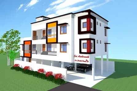 Sai Aashirvadh — Front Elevation