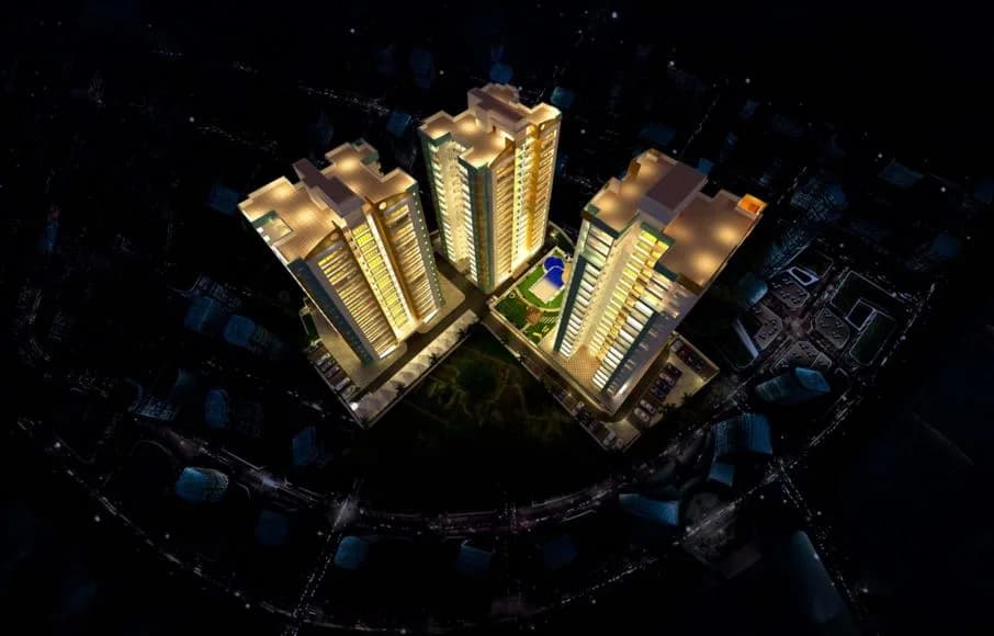 Greencity Orchid — night view